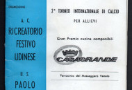 A.C. Udinese trofeo citta di Udine 1969 Di Blas Claudio  623